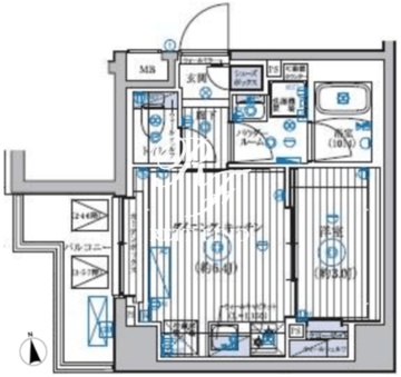 マキシヴクロス高島平ミライズ 205 間取り図