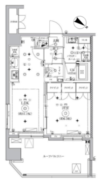 セジョリ浅草 1102 間取り図