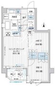 カスタリア目黒平町 204 間取り図