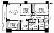 レジディア目白 910 間取り図