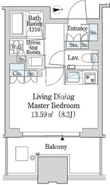 大崎ガーデンレジデンス 702 間取り図