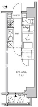 カーサスプレンディッド新宿御苑 703 間取り図