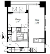 レジディア日本橋馬喰町3 202 間取り図