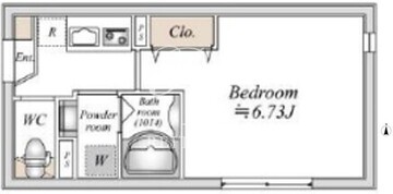 ライブフラット巣鴨 301 間取り図