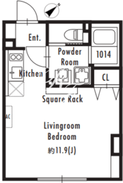 グランパセオ市谷仲之町 207 間取り図