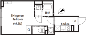 グランパセオ市谷仲之町 305 間取り図
