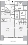 シーズンフラッツ上野稲荷町 403 間取り図