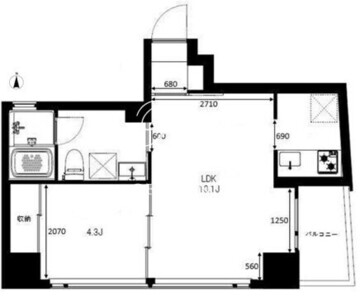 CH2613 1002 間取り図