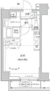 リルシア本所吾妻橋3 802 間取り図