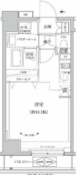 リルシア本所吾妻橋3 202 間取り図