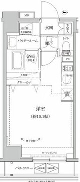 リルシア本所吾妻橋3 402 間取り図