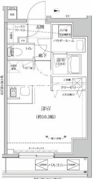 リルシア本所吾妻橋3 301 間取り図
