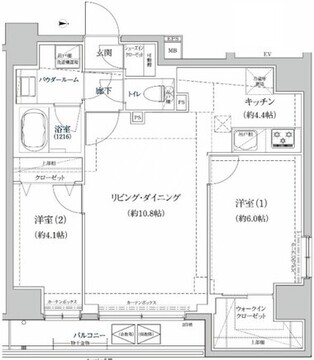 リルシア本所吾妻橋3 501 間取り図