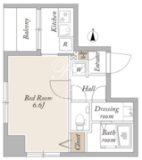 KDXレジデンス秋葉原2 1404 間取り図