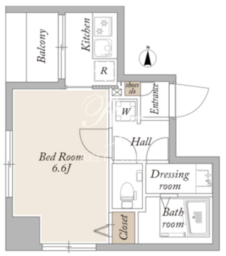 KDXレジデンス秋葉原2 1404 間取り図