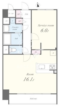 プリマヴェーラ 102 間取り図