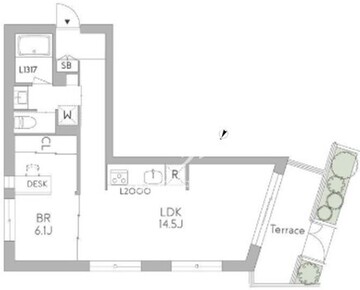 グランデュオ荻窪3 105 間取り図