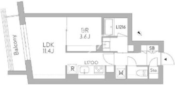 グランデュオ荻窪3 401 間取り図