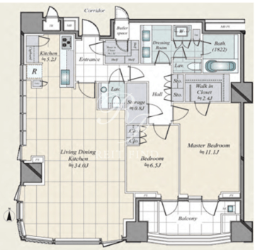 三田ガーデンヒルズ P-304 間取り図