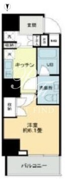 VIOR文京関口 801 間取り図