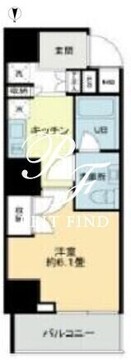 VIOR文京関口 601 間取り図