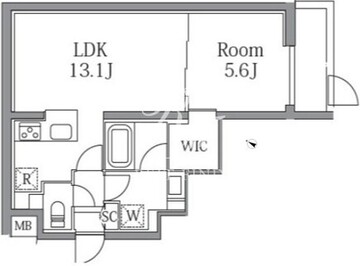 プラティーク大森山王 103 間取り図