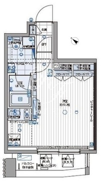 パティーナ三田台 407 間取り図