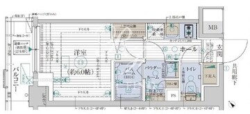 エステムプラザ品川西小山 904 間取り図