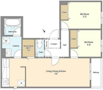 アミス学芸大学 101 間取り図