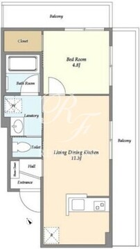 アミス学芸大学 302 間取り図