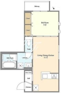 アミス学芸大学 202 間取り図