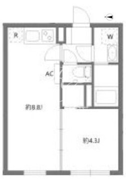 グランピア四谷 302 間取り図