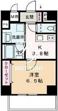 コモ パラシオ日暮里 202 間取り図