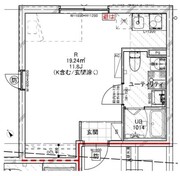 クレドコート品川中延 301 間取り図