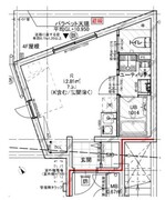 クレドコート品川中延 501 間取り図