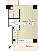 パークアクシス渋谷 602 間取り図