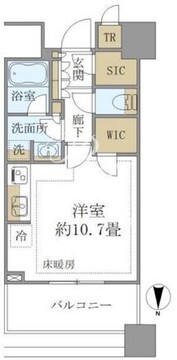 白金ザ・スカイ E-513 間取り図