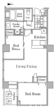 レジディア西小山 315 間取り図