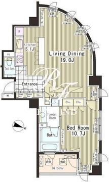 パークアクシス恵比寿 207 間取り図