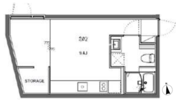 the trias 205 202 間取り図