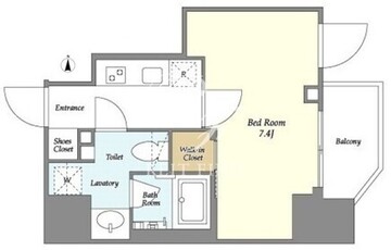 オルサス中野 602 間取り図