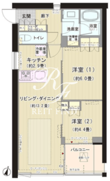 ガーデニエール砧ウエスト 248 間取り図