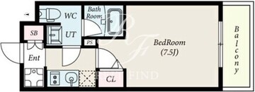 コンポジット新宿柏木 202 間取り図