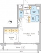 プラウドフラット中野 120 間取り図