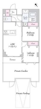 ロイジェント志村坂上 104 間取り図