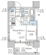 パークアクシス赤塚 1101 間取り図