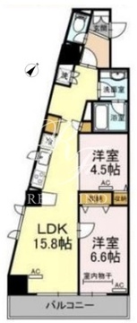 ヒルフラット大崎 214 間取り図