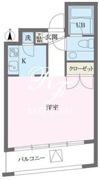 パークフロント西新宿 802 間取り図
