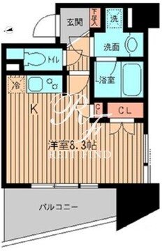 KDXレジデンス神楽坂 201 間取り図