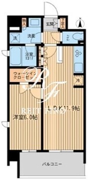 ブレス上池袋 401 間取り図